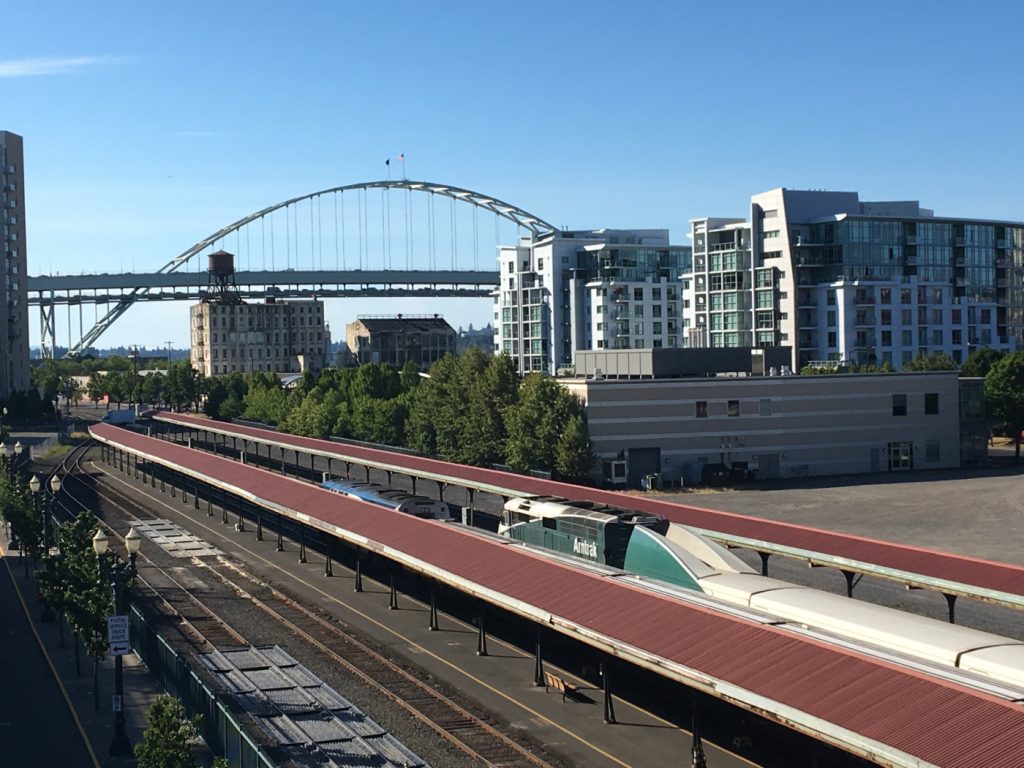 A bridge in Portland