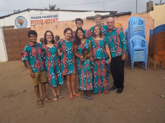 DukeEngage Togo group smiling and wearing matching clothes