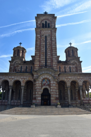 church and blue sky