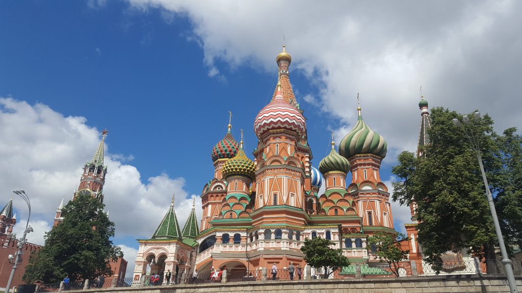 St. Basil's Cathedral in Red Square, Moscow. Photo: Alisa Bedrov