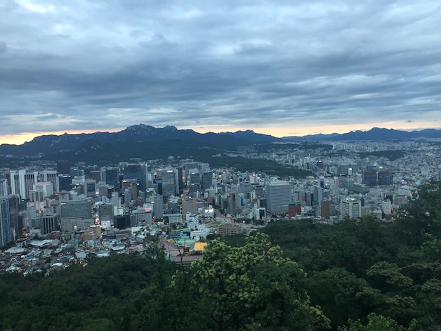 view from namsan tower