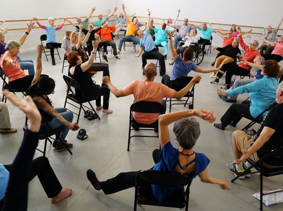 Seated Dancers in a Dance for PD Class