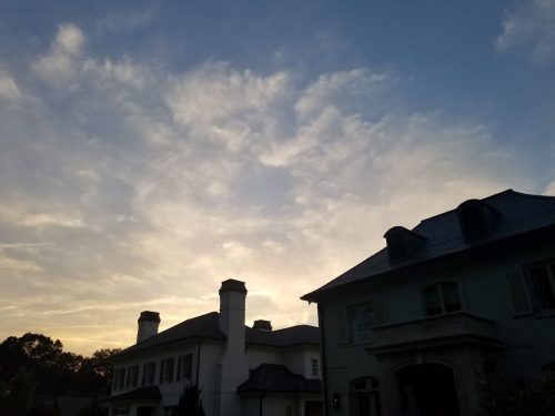 Sunset over Myers Park
