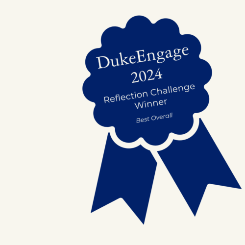 DukeEngage Reflection Challenge Ribbon