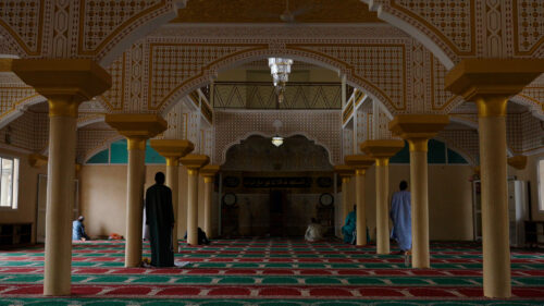 Interior of a mosque