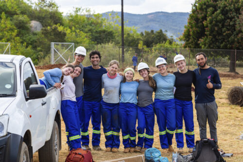 DukeEngage group poses for group photo in Eswatini